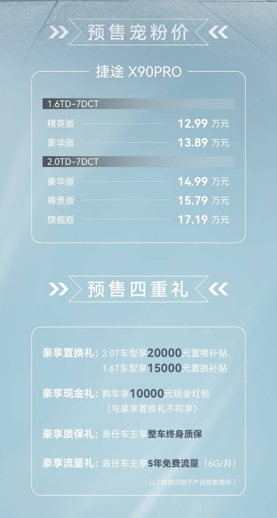 大家庭大七座旗舰SUV，捷途X90PRO预售仅12.99万元起