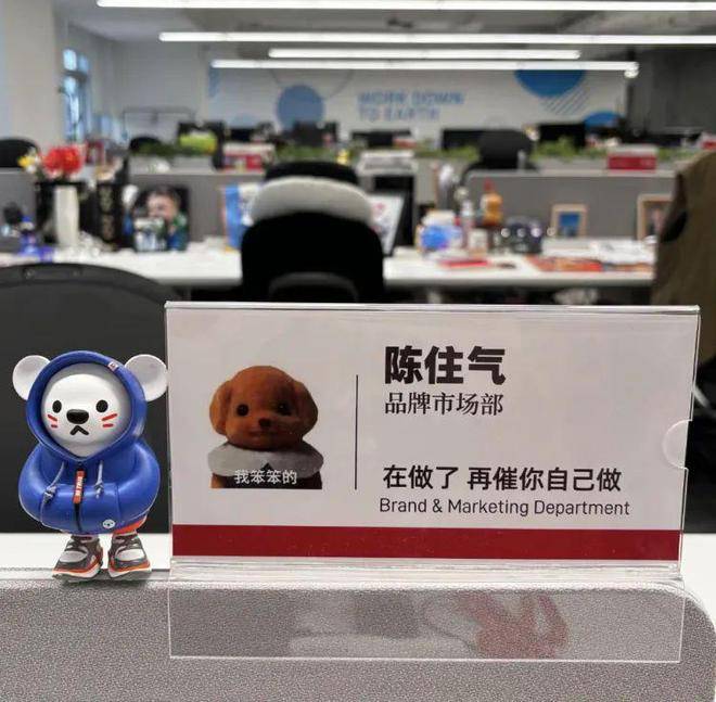 00后的工牌有种淡淡的疯感!网友:在公司耍大牌了,耍的工牌!-00后女企业家