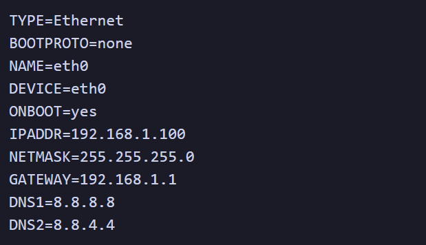 linux系统更改ip地址  第1张