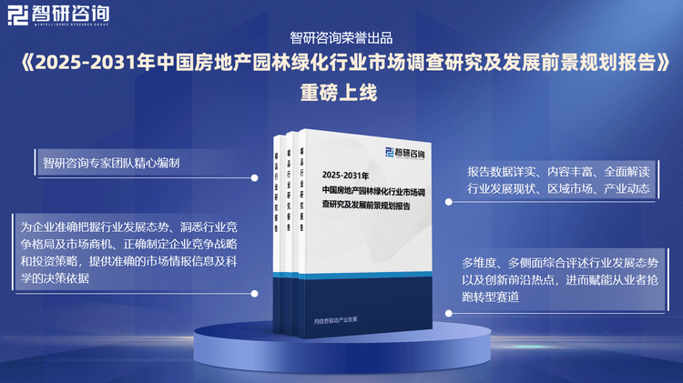 2024年中国房地产园林绿化产业现状及发展趋势研究报告（开云电竞智研咨询发布）(图1)