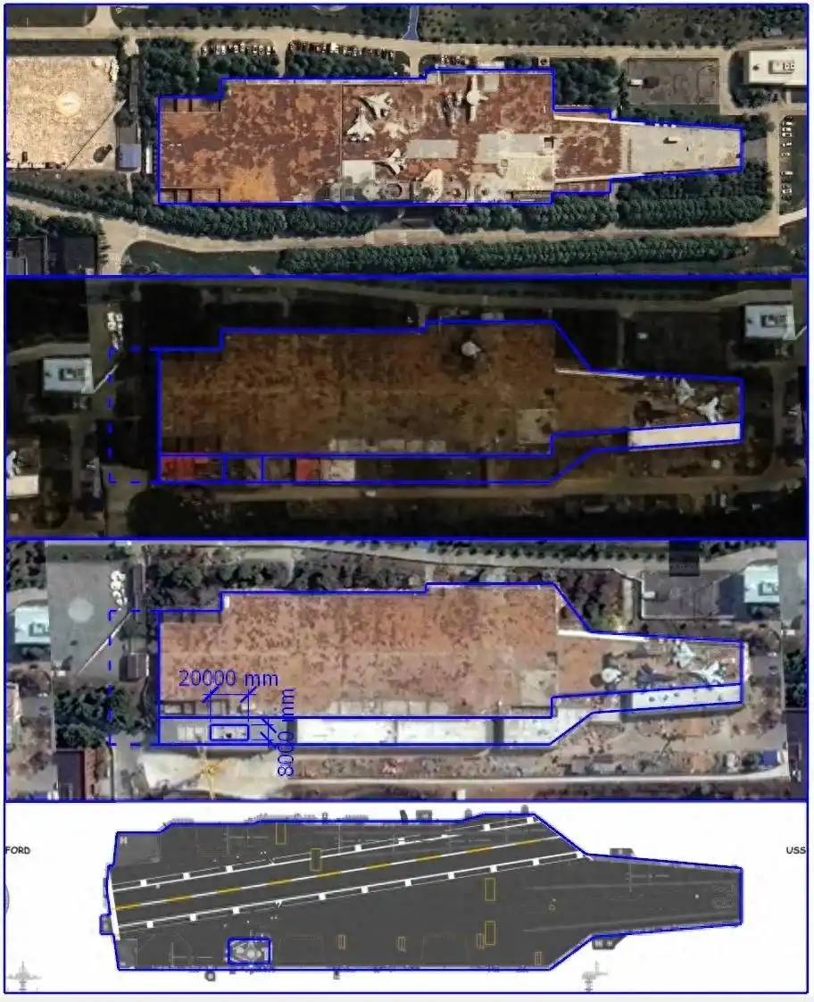 水泥航母大兴土木，004型航母，排水12万吨，全球最大航母揭面纱