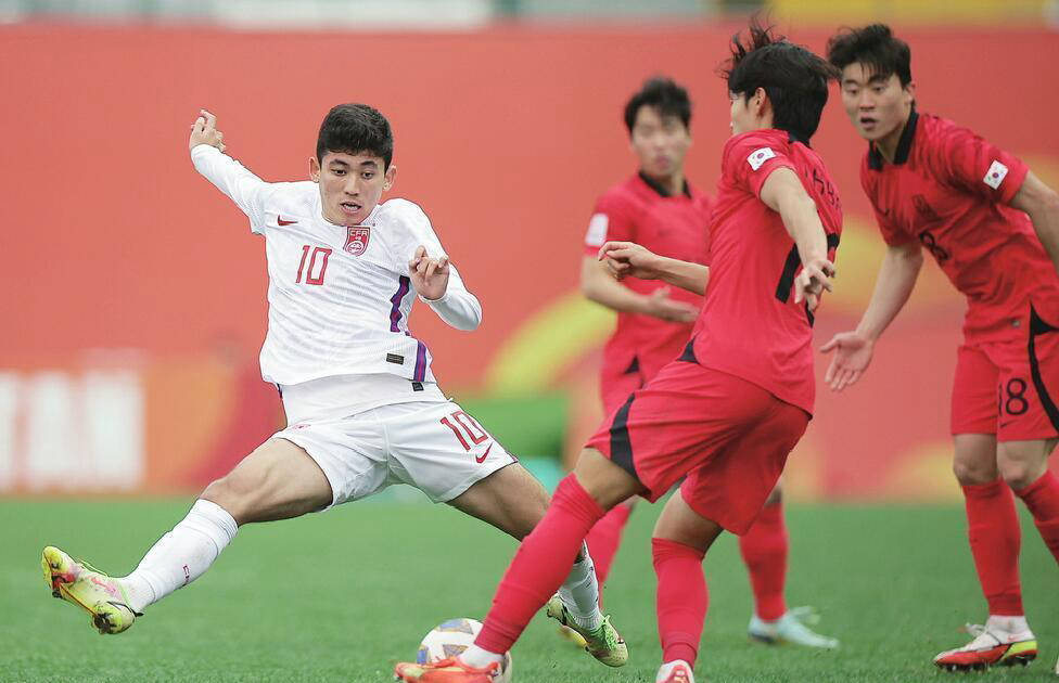 u22国足绝杀韩国，成功复仇！两战保持不败，0失球