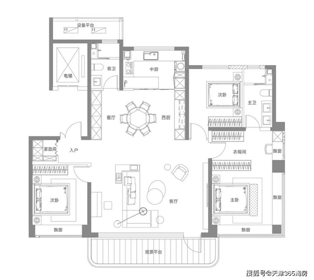 澳门新葡澳京平台越级打造天津第一个“准豪”首次公开(图5)