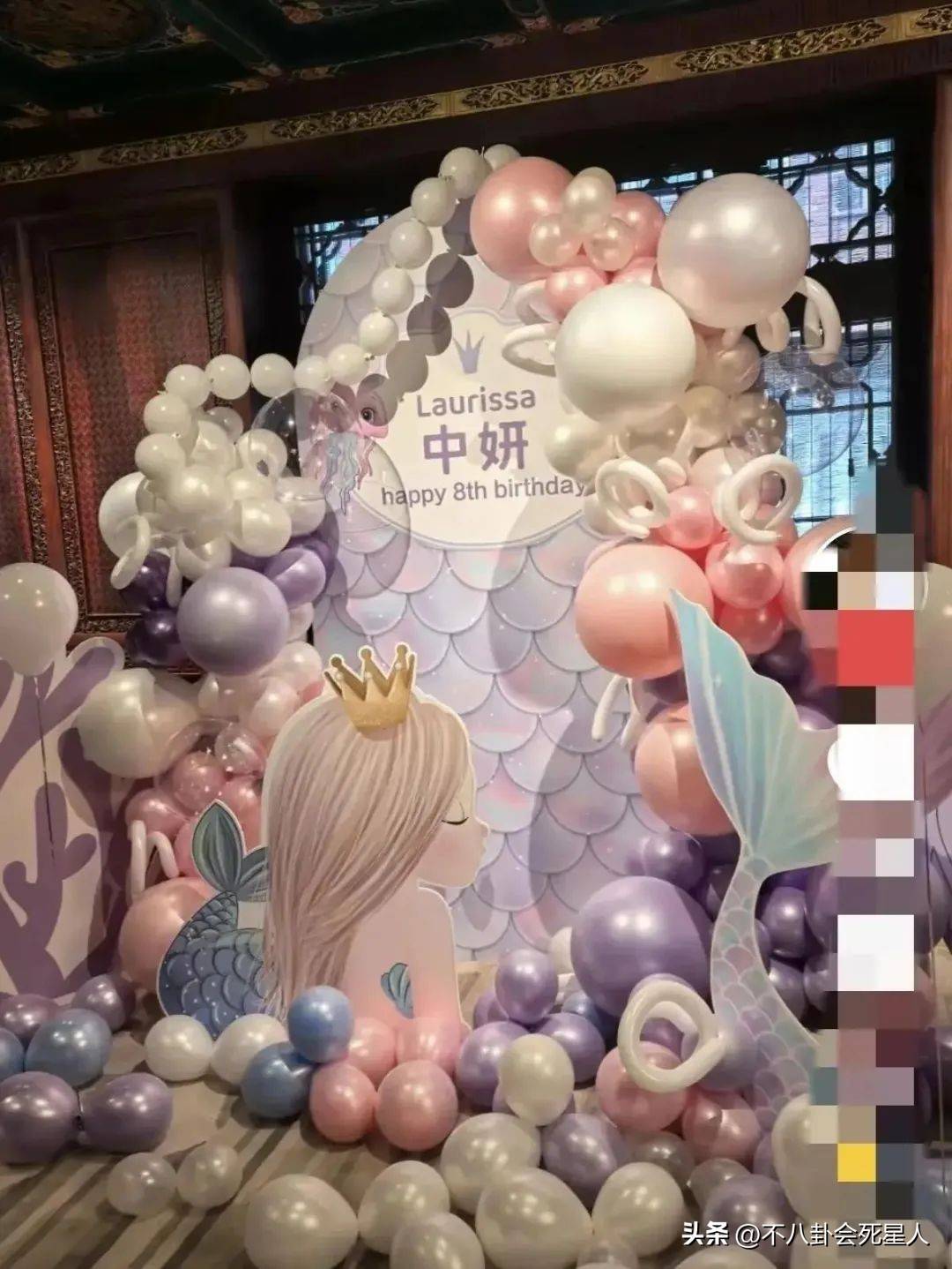 原创郭晶晶8岁女儿内地过生日，霍家长房长孙女，比妈妈更美！