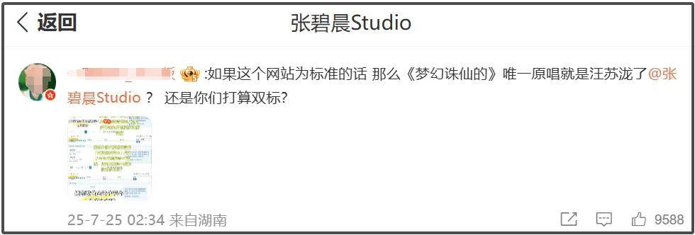 张碧晨版《年轮》可能被下架！本人缺创作能力，得罪汪苏泷不明智