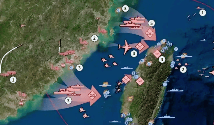 三线作战！台海若开战，中国三大周边战场已浮出水面，胜算几何？