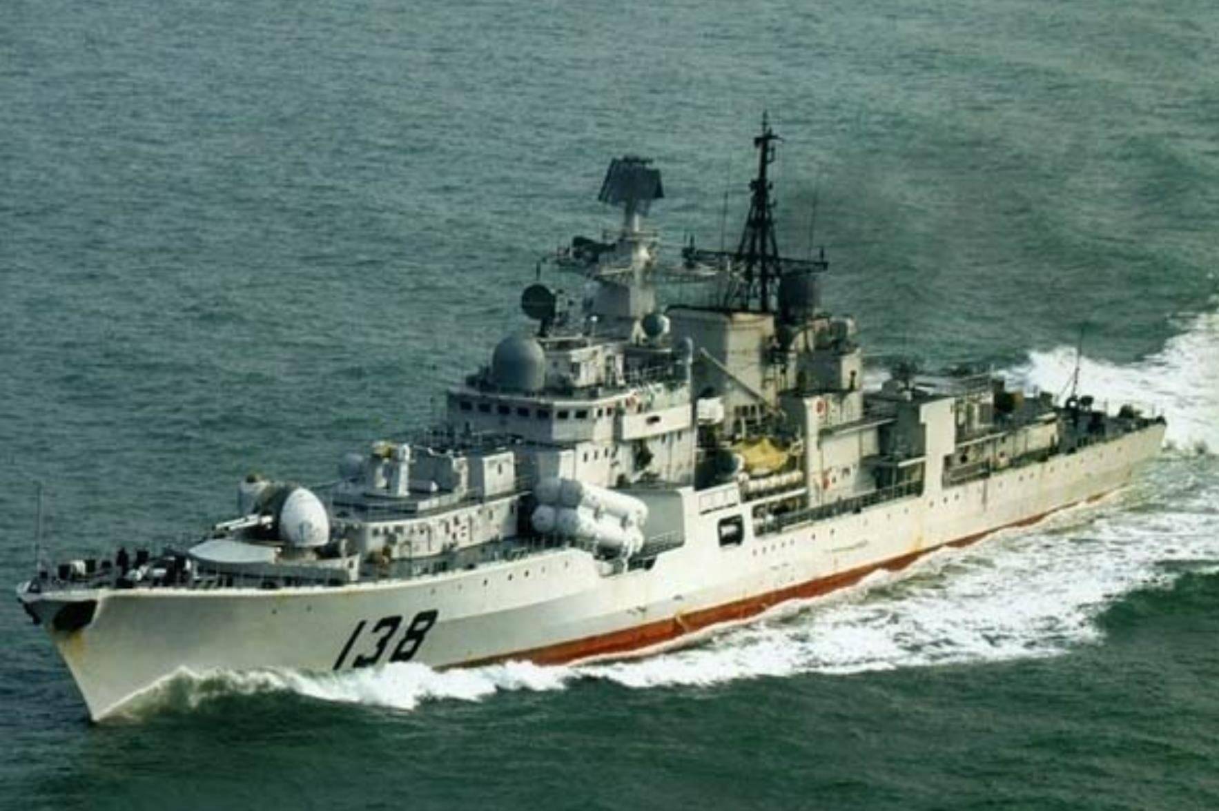 卡什坦系统已扔掉！泰州舰大改完毕，全面换装国产武器，仅保留俄式AK130双联舰炮