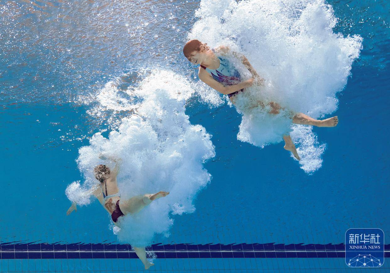 全运会跳水女子双人3米跳板-广东队组合陈艺文/林珊夺冠