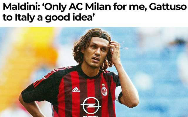 米兰体育- 米兰体育官方网站 世界杯官方指定投注平台马尔蒂尼：AC始终是我唯一归属支持意大利任命加图索无疑是明智之举