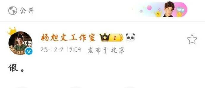 杨旭文与奥运冠军陈若琳订婚？他工作室回应——假