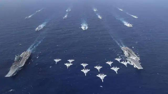 西太海域中美日3国6艘大甲板集结，中国双航母战斗群又要现身了？