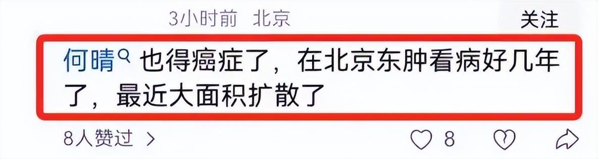 61岁演员何晴去世,好友曝原因细节,是许亚军前妻,六小龄童悼念