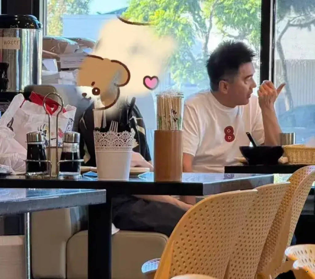 何晴葬礼“黑衣男”是谁?许亚军穿一身白衣,在美国陪幺儿吃中餐