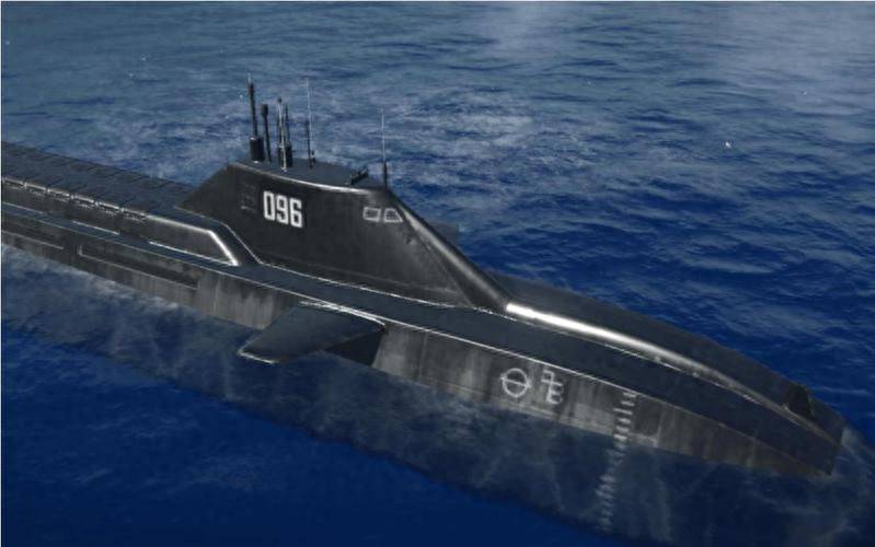 直径14米超大巨体亮相，排水量或超2万吨，对标美俄巨头，096核潜艇已成定局？