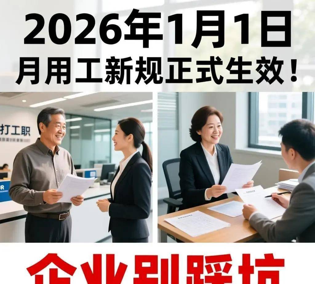 2026用工新规落地天下聚焦超龄打工与平台用工新规来了企业用