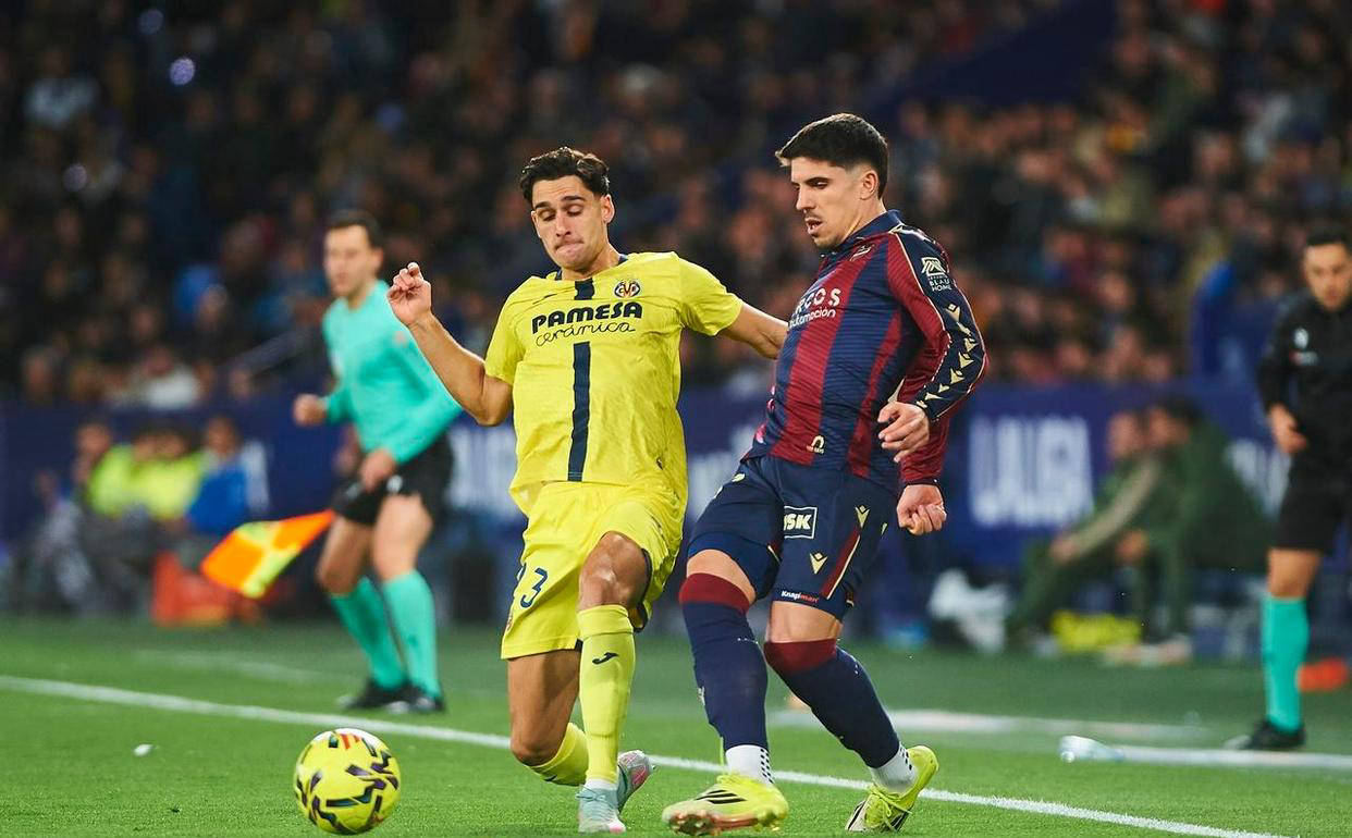 西班牙足球甲级联赛西甲积分榜最新动态：比利亚雷亚尔客场1-0力克莱万特