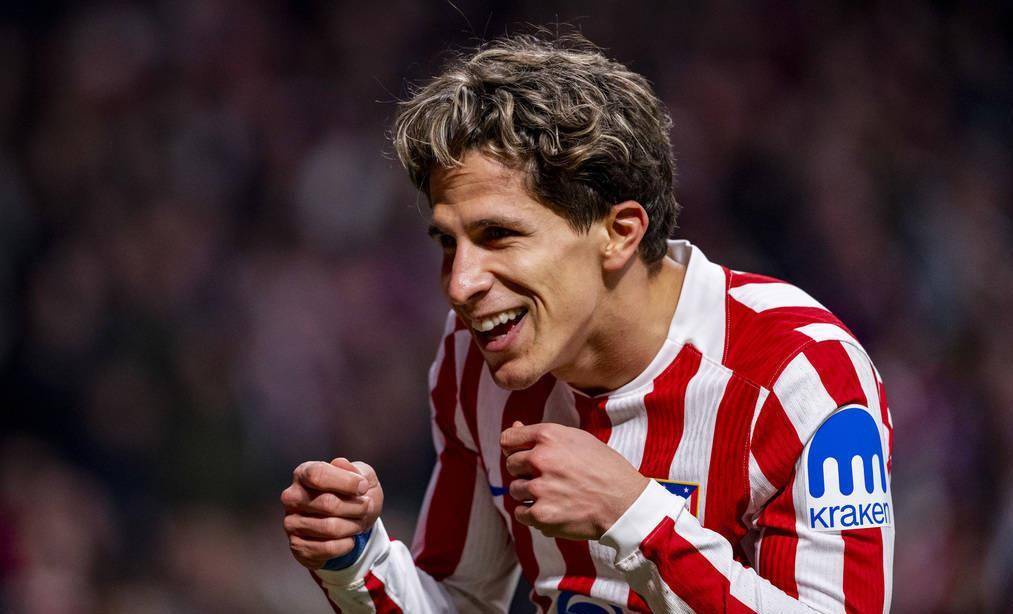 西班牙足球甲级联赛西甲！瑟洛特双响小西蒙尼卢克曼破门马竞4-2西班牙人