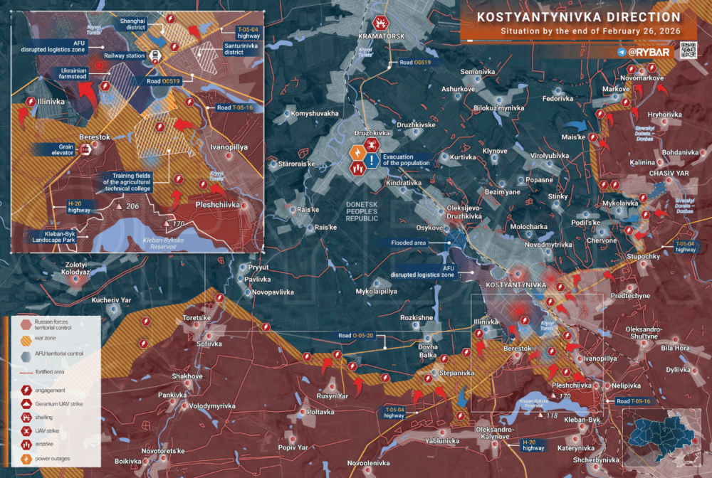 俄乌战场新动态：俄军猛攻康斯坦丁诺夫卡、多布罗皮利亚！