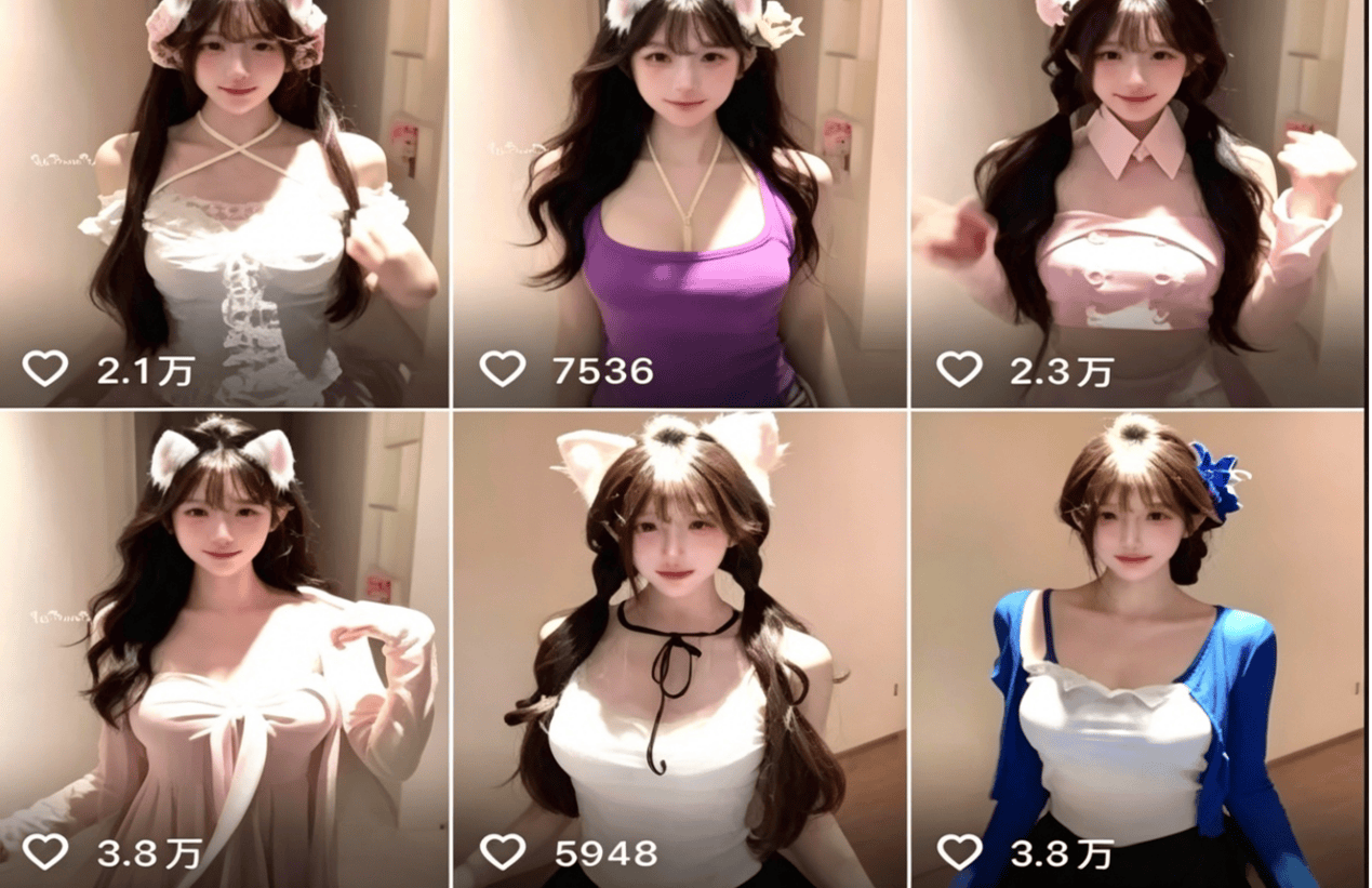 女人不同表情的照片拼图描述已自动生成