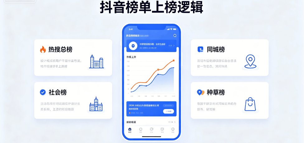 抖音四大榜单冲榜拆解：别再盲目硬冲总榜