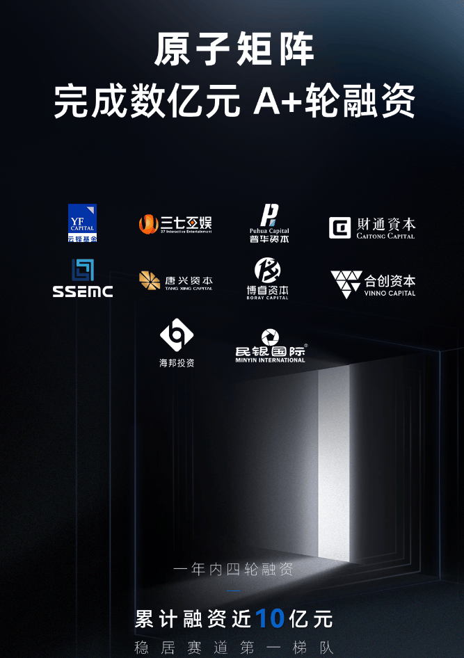 原子矩阵一年融资近10亿 且能交付千比特整机