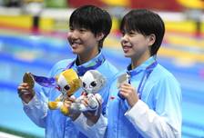 组图：亚运游泳首日中国夺6金 于子迪徐嘉余潘展乐领衔图3