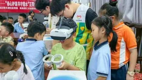 江西开展VR气象科普，孩子们戴PICO头显沉浸式学防灾
