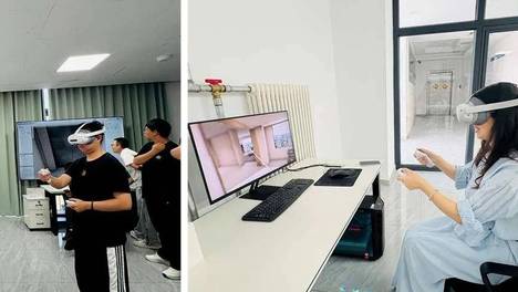 新疆兵团疾控中心用PICO头显进行VR教学平台专项培训