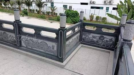 匠心雕刻石雕栏杆，寺院景区景观护栏