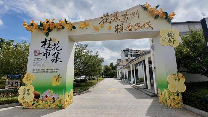 苏州桂花市集开锣,你去过吗?