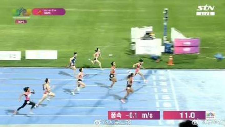 梁小静亚锦赛女子100米11秒37夺冠,是实至名归吗?