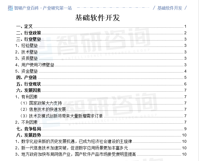 雷火电竞中国专业的产业知识平台！智研产业百科词条【255】——基础软件开发(图2)