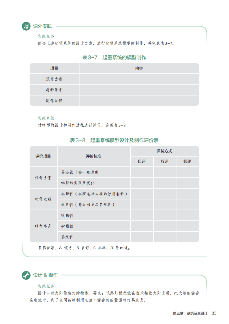 人教版高中通用技术必修电子课本《技术与设计2》