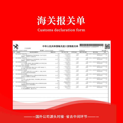在海外购买中国产品时清关码