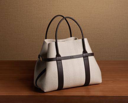 Loro Piana 推出新款 Ghiera Shopper 手袋