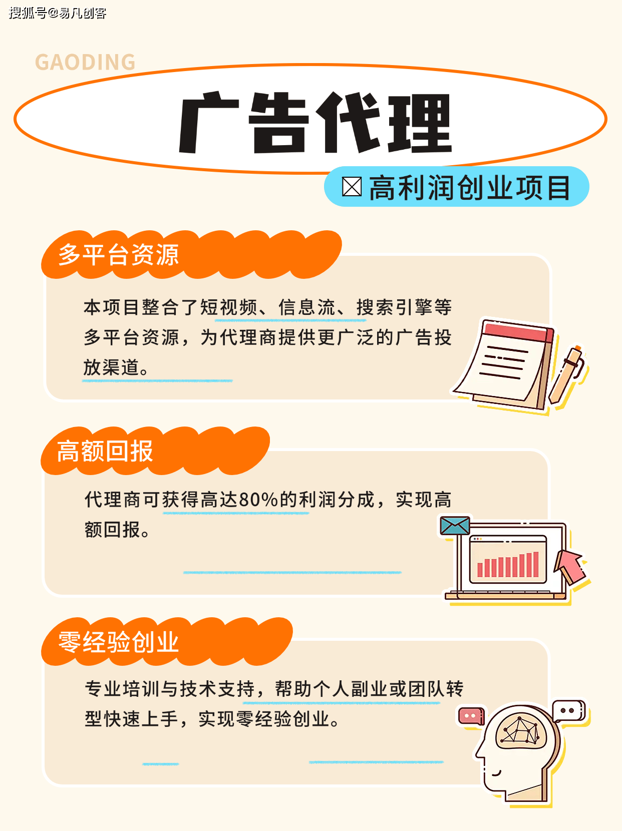 抖音广告代理轻资产项目