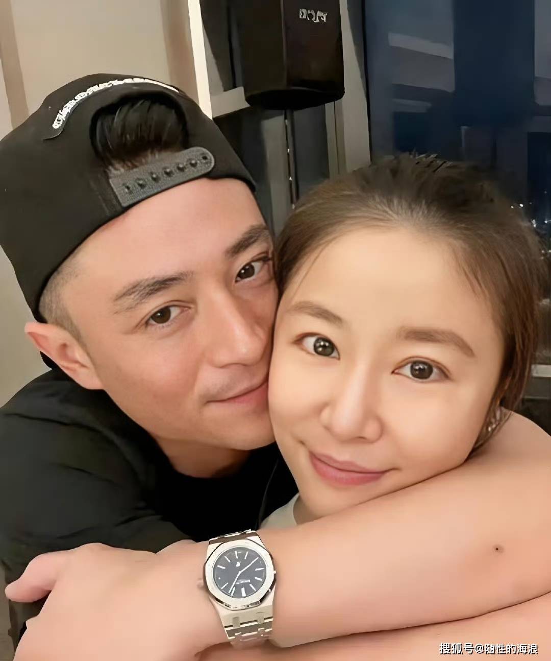 林心如晒与霍建华双人画像，甜蜜依旧，婚变谣言不攻自破