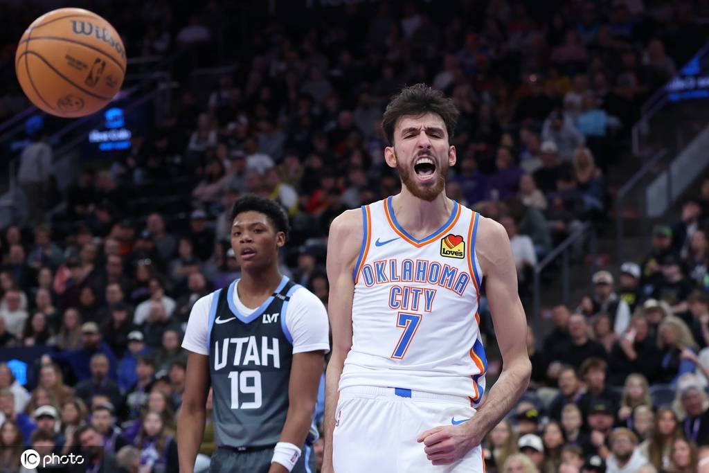 亚历山大缺阵威廉姆斯25分 爵士不敌雷霆