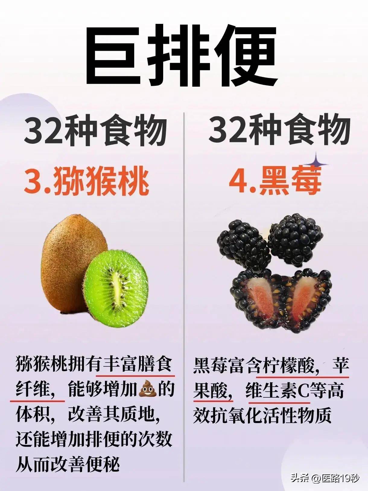 巨排便的32种食物，有便秘困扰的看过来！