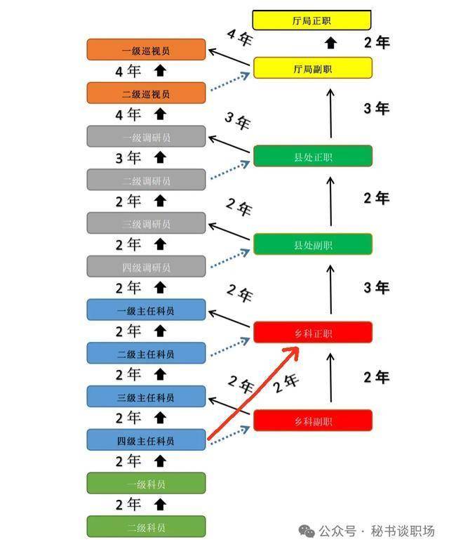 干货!公务员职务职级晋升任职年限表、注意事项大全!