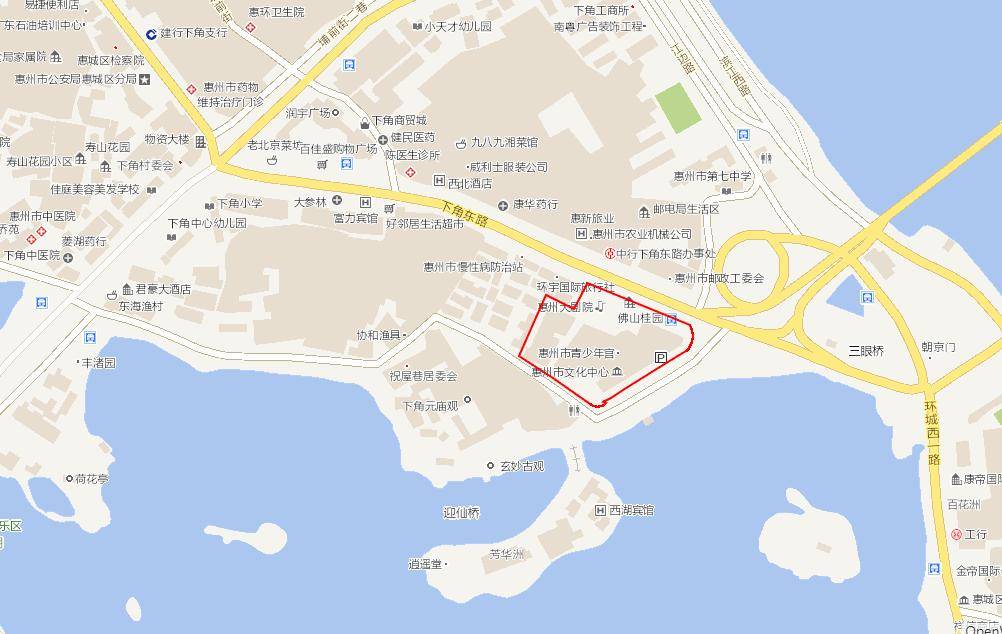 JN江南平台被拆的老惠州青少年宫和鹅城大剧院地块被拍了(图4)