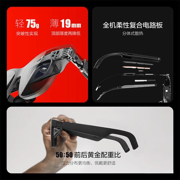 智能AR眼镜哪款好用?八款热门型号推荐畅享高清巨幕体验(图2)