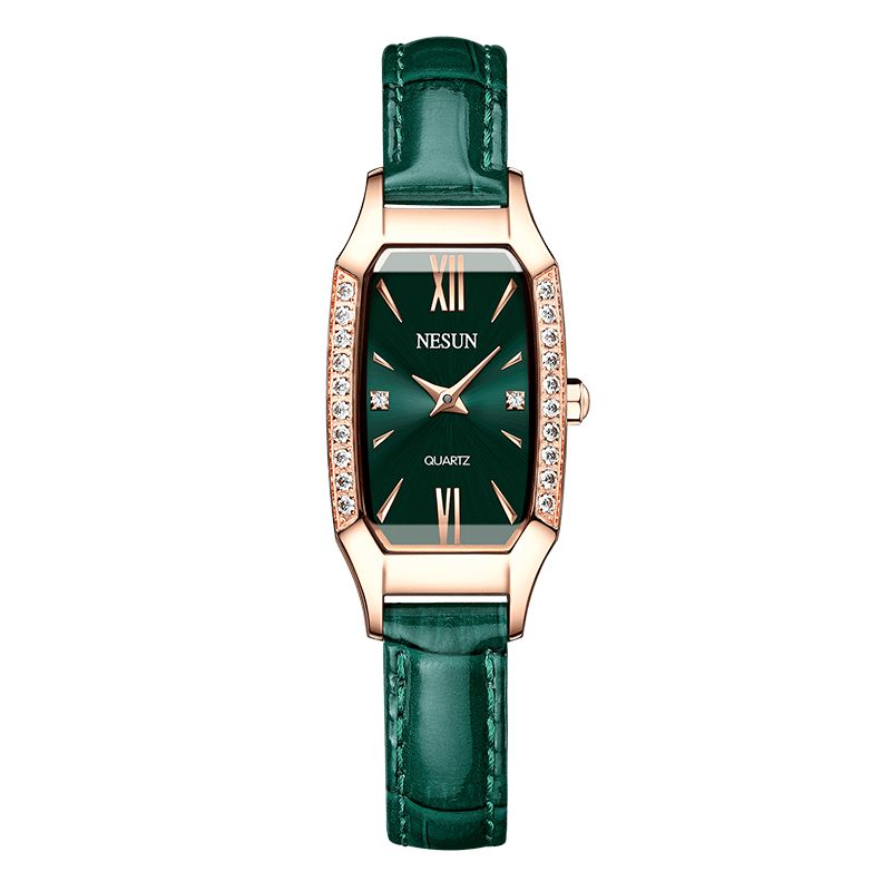 为她的优雅时刻增添一抹亮色——尼尚女士手表(图1)