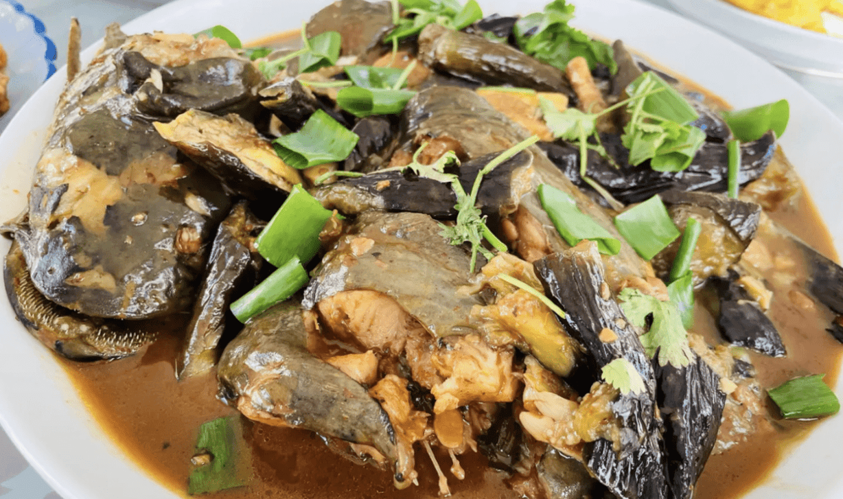 鲶鱼炖茄子鲜美浓郁营养丰富的家常菜佳品