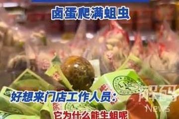 太恶心！好想来回应货架卤蛋钻满活蛆：员工是新