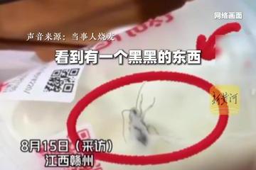 蜜雪冰城未开封奶茶惊现蟑螂：消费者索赔100