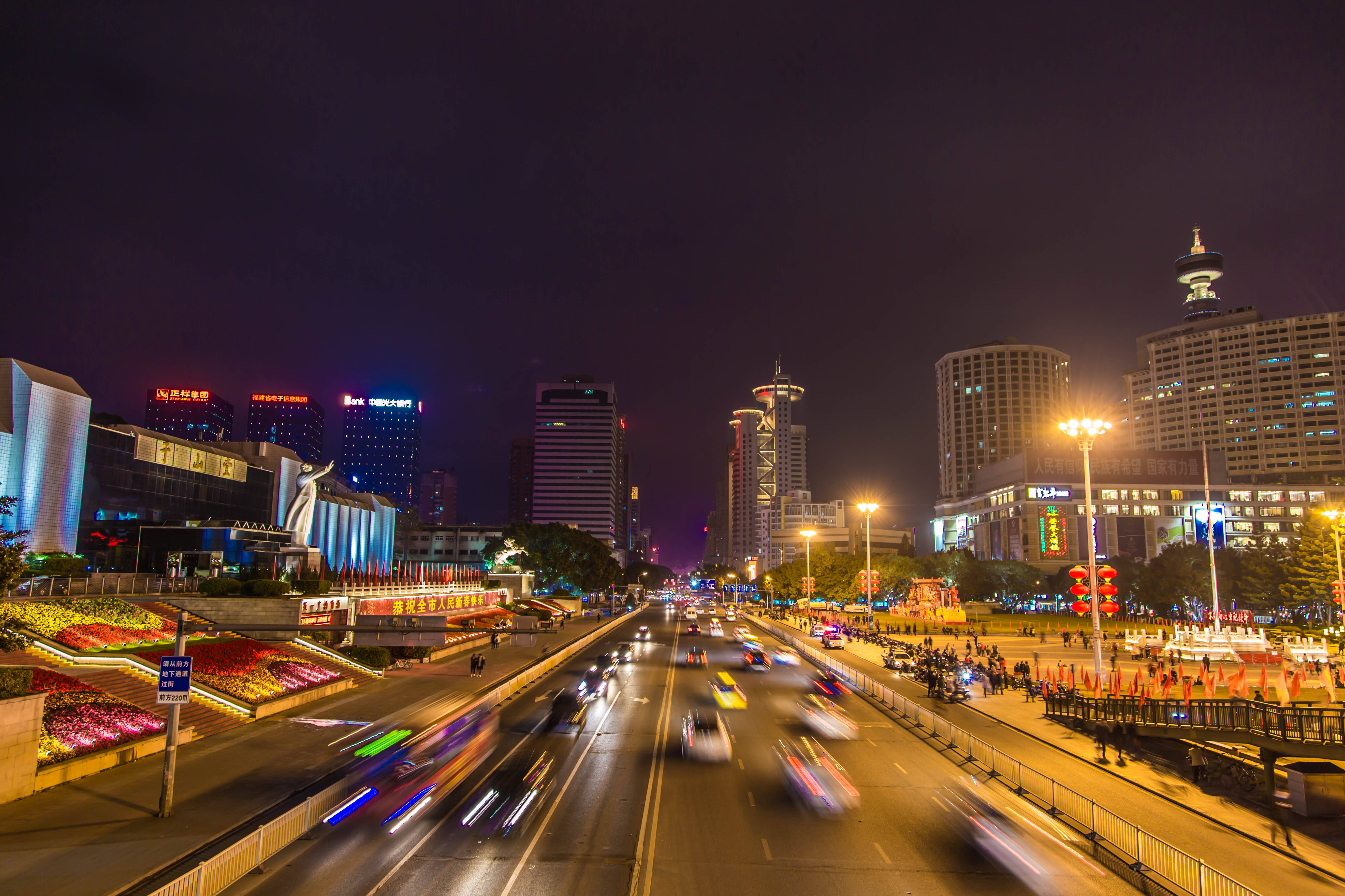 夜景创意摄影照片图片