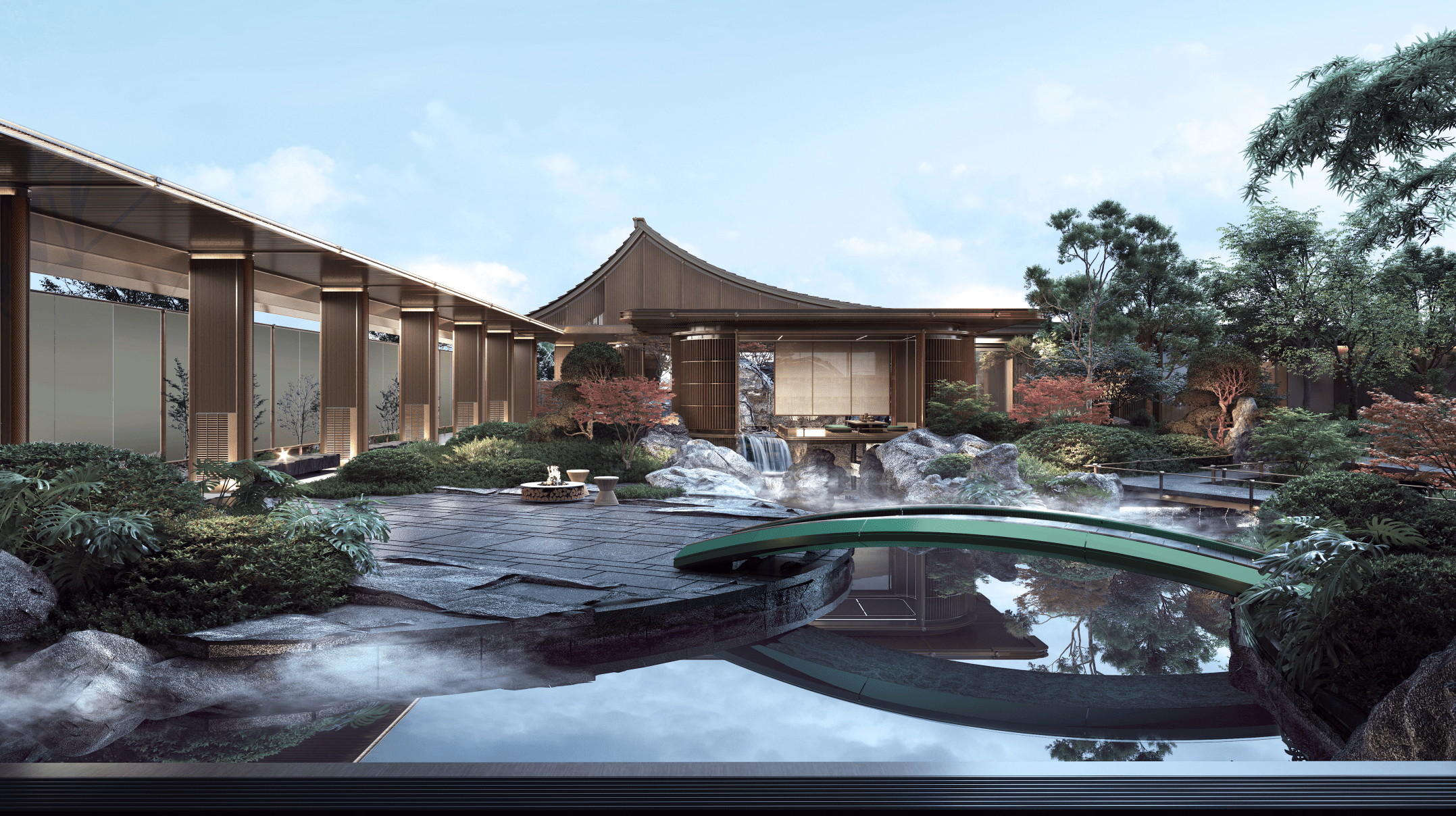 借"兰亭"诗情画意,用现代造园语境"以诗寄景,以画入园",打造出独特的