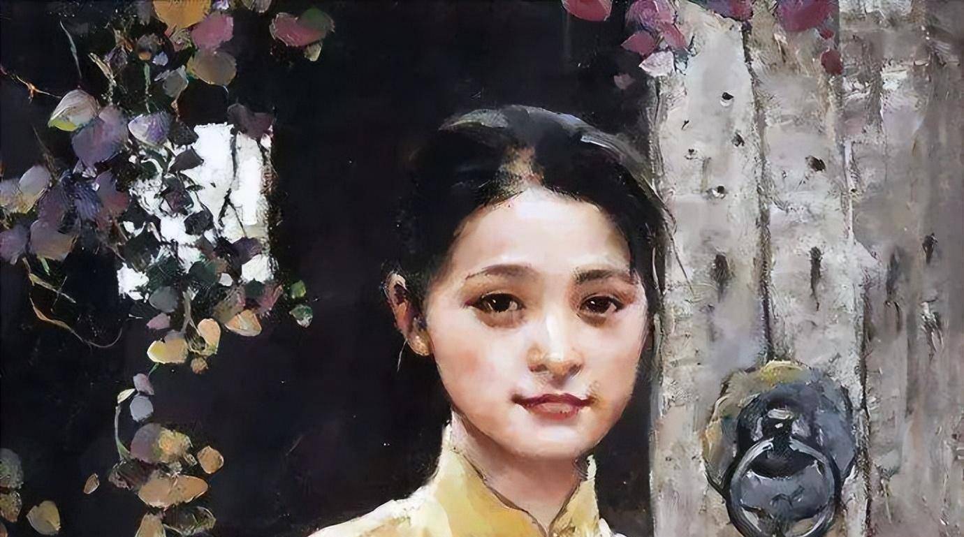 周迅少女时遇到画家,当模特时留下26幅画,走红后一幅卖了187万_潘鸿梅