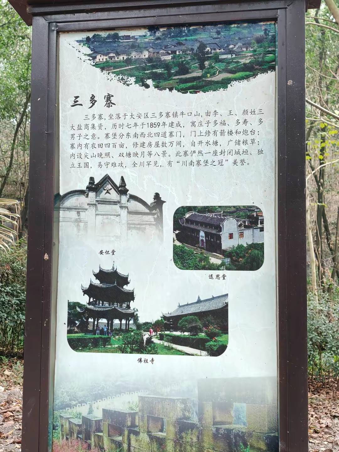 燊海公園宣傳牌,自貢旅遊看過來_大道_葉子_景區